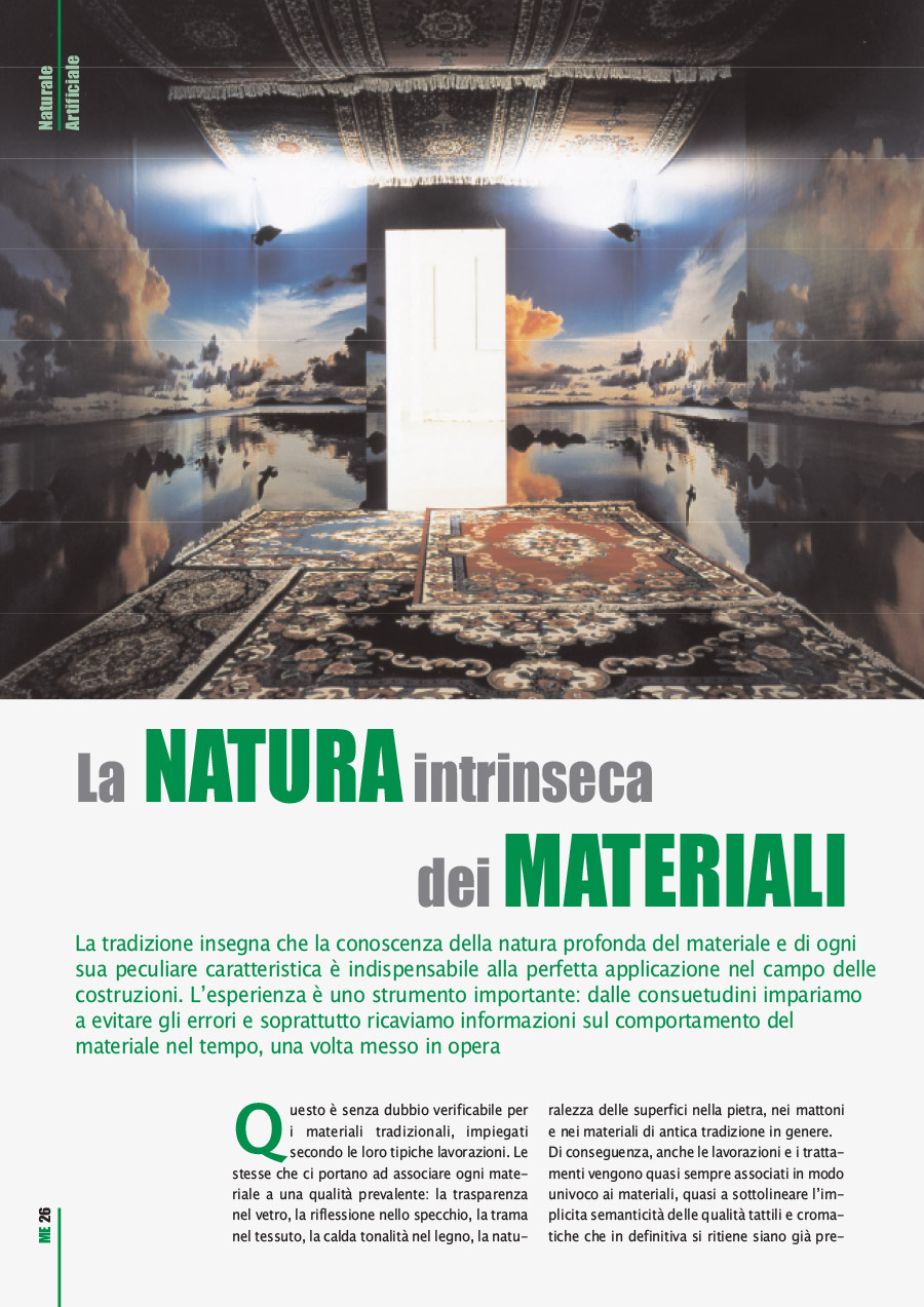 Nature of materials 